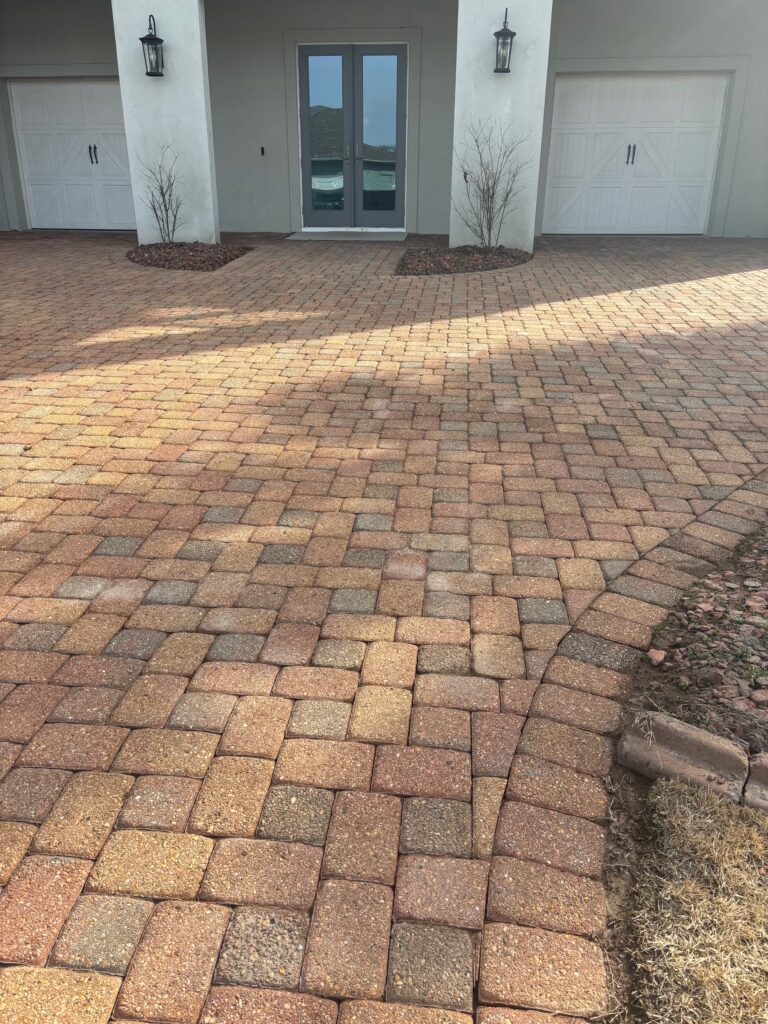 pavers finished